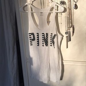 Pink Stars and Stripes tank top